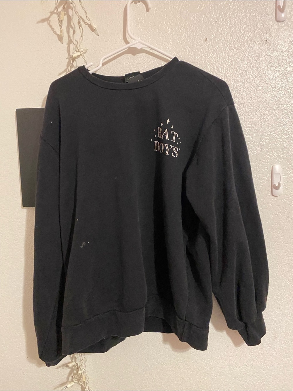 Rat Boys Black Crewneck Sweatshirt - Unbranded